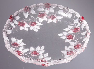 Carmen satin rose блюдо 320 мм/6